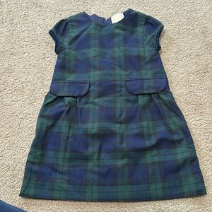 TBBC Betts Bow Plaid Holiday Dress Size 5
